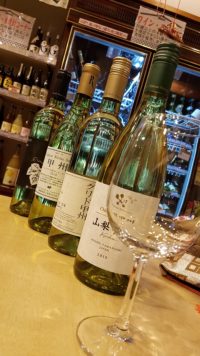 伊豆の海鮮和食に国産ワインを